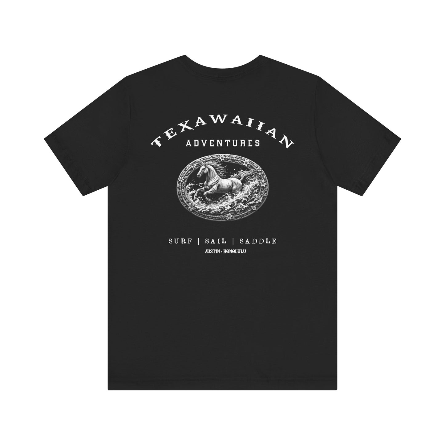 TEXAWAIIAN ADVENTURES - Buckle T Collection - Broken Bone Pony on Bamboo