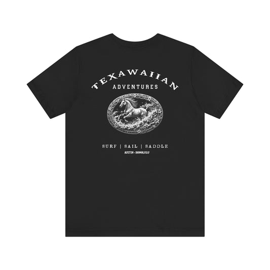 TEXAWAIIAN ADVENTURES - Buckle T Collection - Broken Bone Pony on Bamboo
